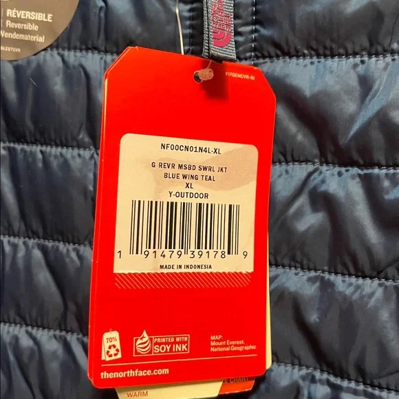 The North Face Blue Wing Teal Jacket - Picture 3 of 5